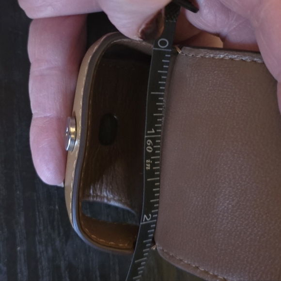 Coach Tan Leather Earbud Case - Picture 7 of 10